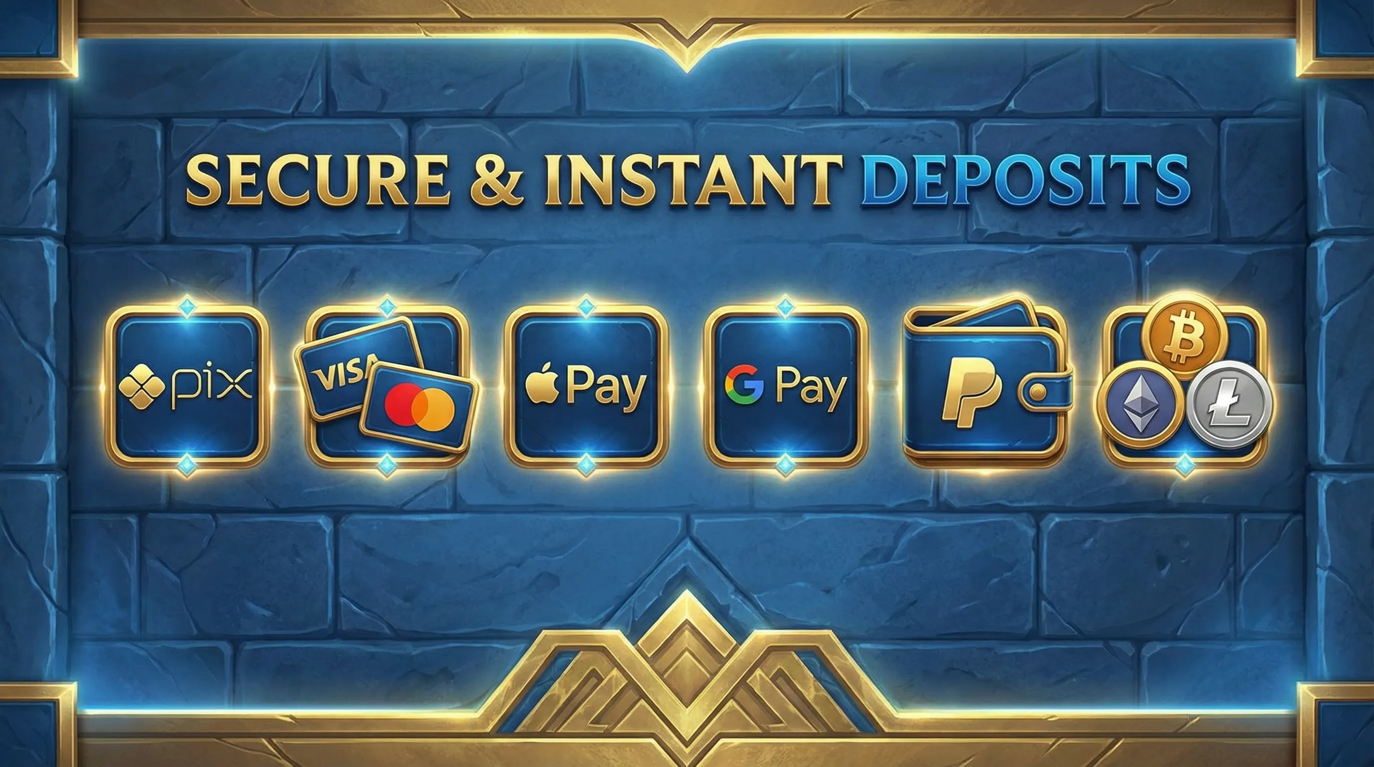 Métodos de Pagamento vaidebet - PIX, Cartões, Criptomoedas